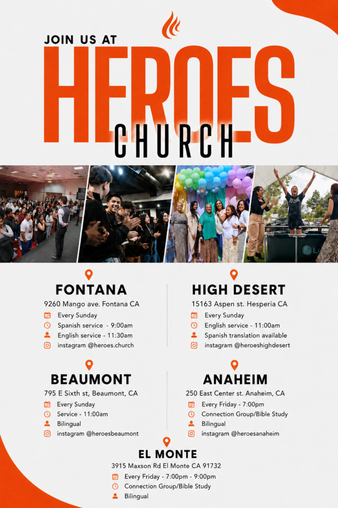 Heroes church list